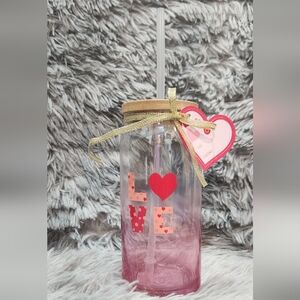 Tumbler with Straw LOVE